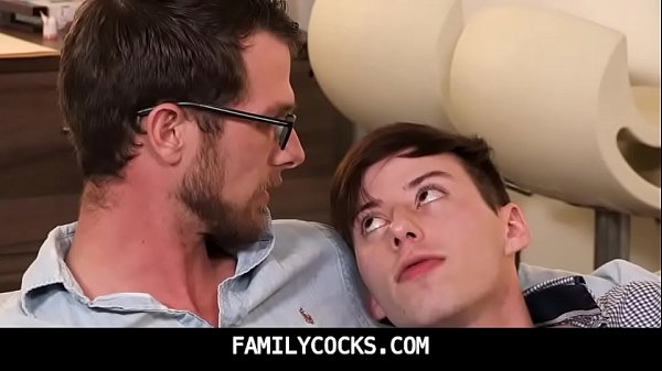 Family Dick horny daddy gay ass eating son