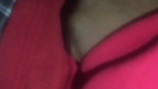 Dad jerking off sleeping black step son