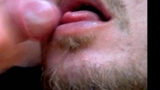 Daddy public park uncut cock blowjob of son