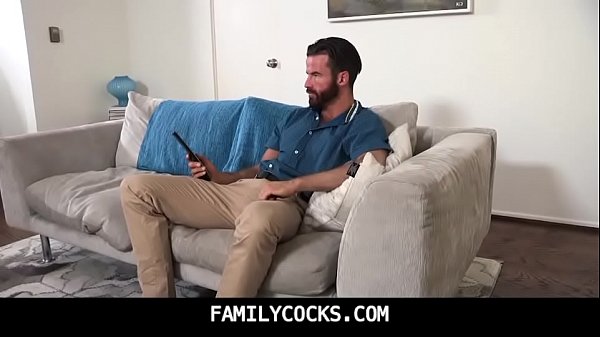 Hot step daddy rims and fucks his teen twink on couch-FAMILYCOCKS