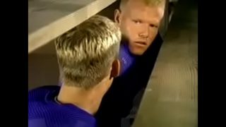 Vintage football brothers have gay incest experiment