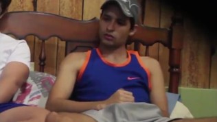 Masturbating with my brothers beefy best friend