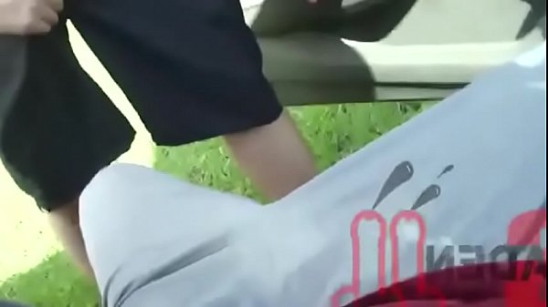 Teen boy cock sucking in public outside