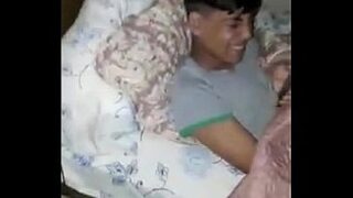 Caught my little brother jacking off in bed under the covers