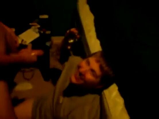Backpacker dared by hostel mates to suck on a dudes dick