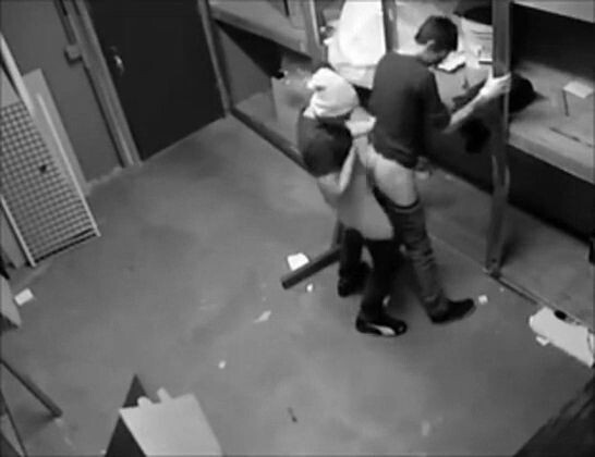 I caught my boss fucking my nephew on a hidden cam