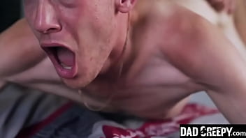 Stepson is getting dicked by daddy and loving it