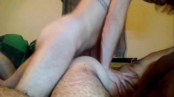 Son pounds his dad’s hairy ass rough